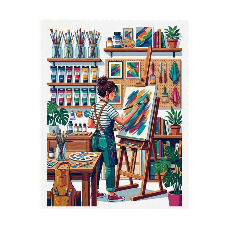 Paintbrush Artist Studio - Poster imagem 2