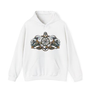 Nautical Anchor And Compass - Hoodie bild 1