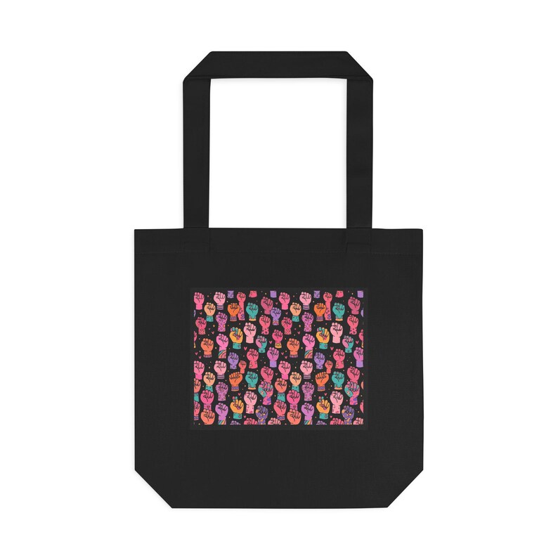 Feminist Girl Power Fist - Tote Bag image 1