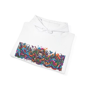 Graffiti Urban Street Art Mural - Hoodie image 2