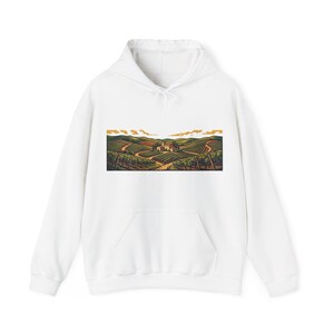 Vineyard Wine Country Rolling Hills - Hoodie image 1
