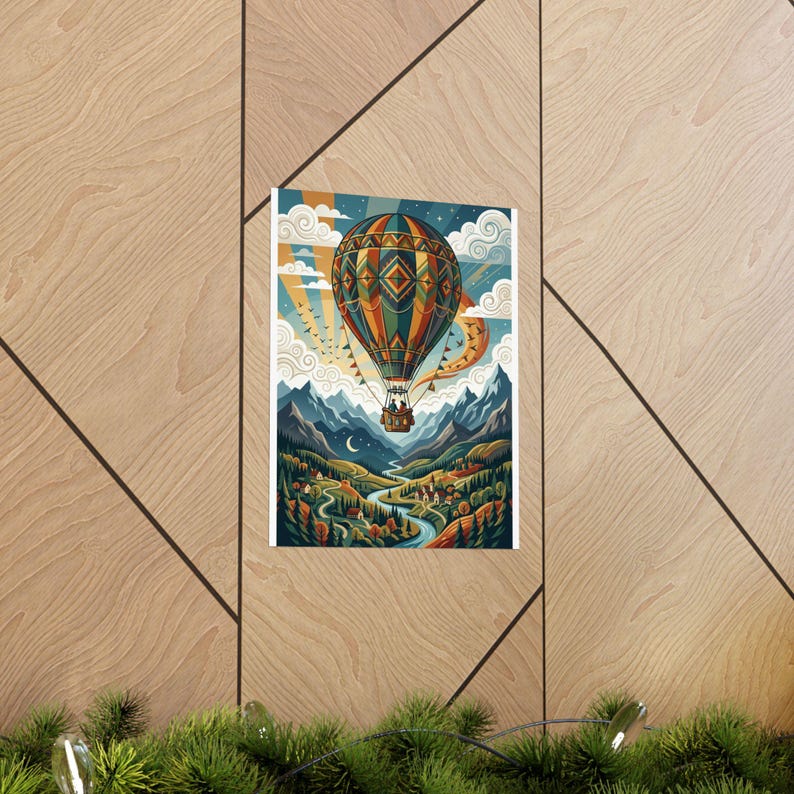 Hot Air Balloon Wanderlust - Poster image 5
