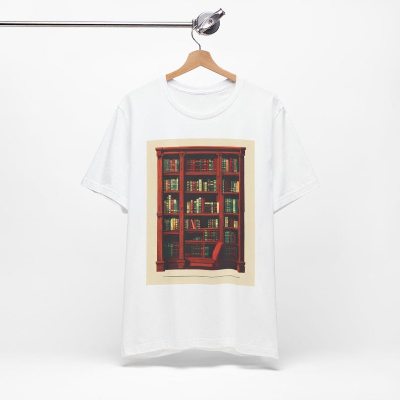 Just One More Chapter T-Shirt, Vintage Library Book Lover Gift, Retro Reading Tee Bild 2
