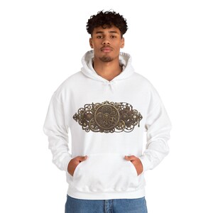 Steampunk Gears And Clockwork Brass - Hoodie imagen 7