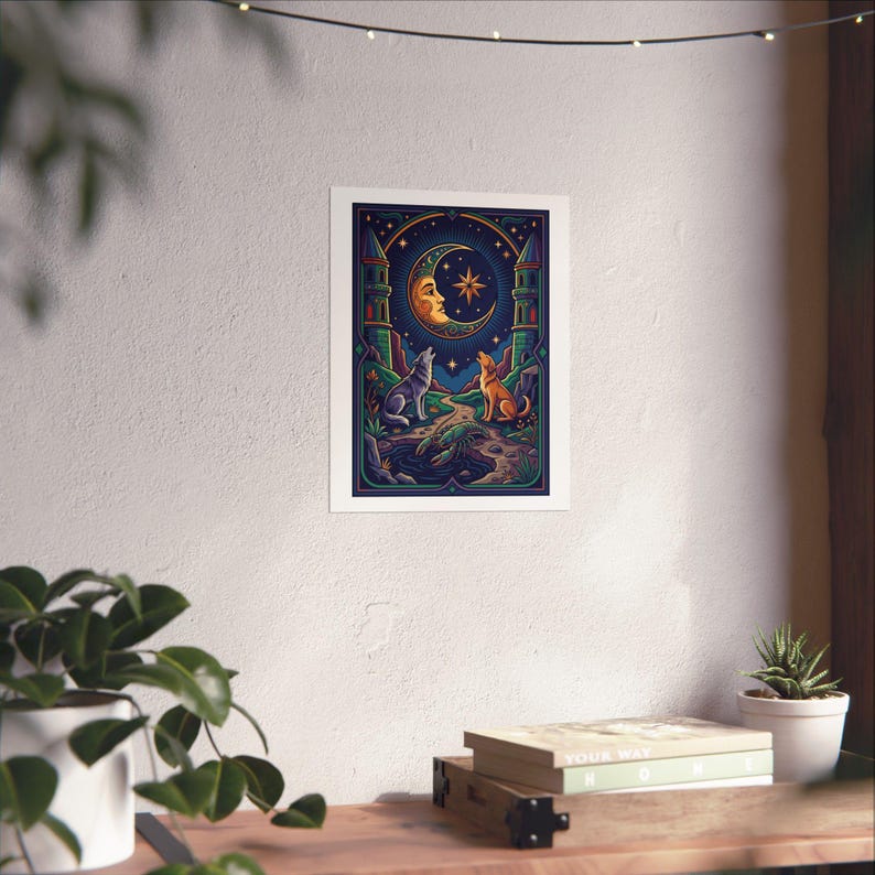 Tarot Card The Moon Mystical - Poster image 6