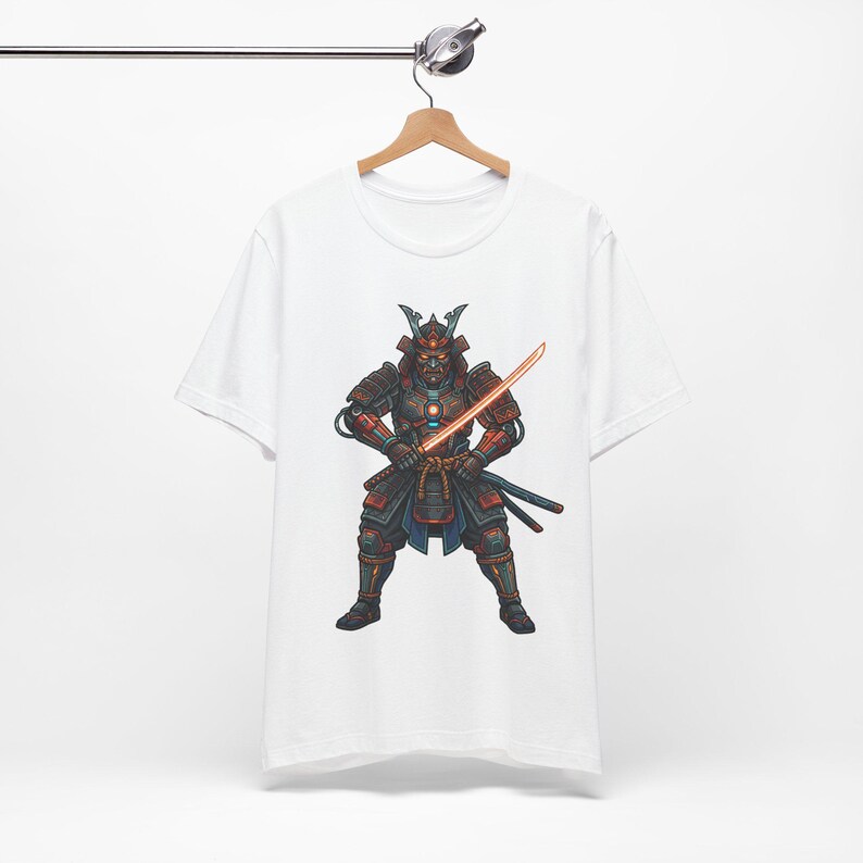 Cyber Samurai Robot Warrior - Tshirt image 3