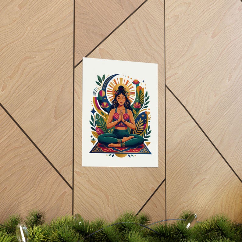 Yoga Pose Namaste - Poster Bild 5