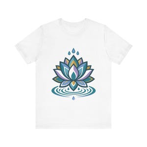 Zen Lotus Flower Mindfulness - Tshirt image 1