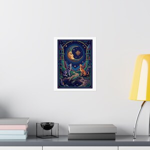 Tarot Card The Moon Mystical - Poster image 8