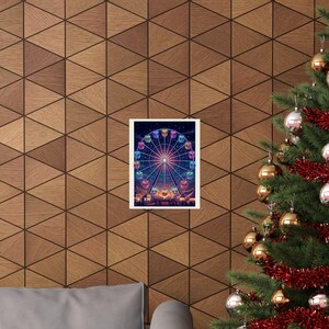 Carnival Ferris Wheel Night Lights - Poster image 4