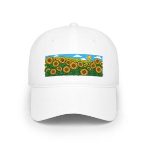 Sunflower Field Happiness - Cap image 1