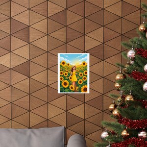 Sunflower Field Happiness - Poster imagem 4