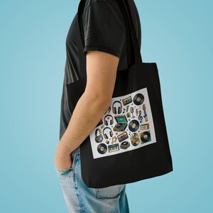 Retro Vinyl Record Music Lover - Tote Bag image 3