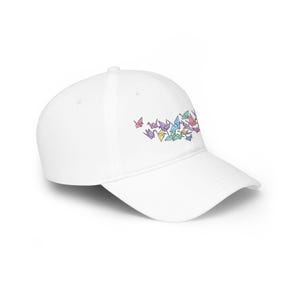 Origami Paper Crane Flock In Pastel - Cap image 3