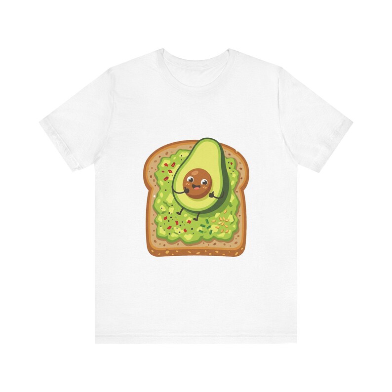 Funny Avocado Toast Breakfast - Tshirt afbeelding 1