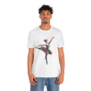 Ballet Dancer Elegant Pose - Tshirt Bild 5
