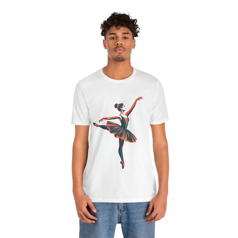 Ballet Dancer Elegant Pose - Tshirt Bild 5
