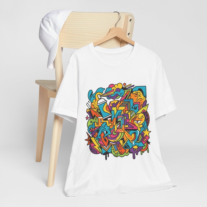 Graffiti Urban Street Art Mural - Tshirt image 4