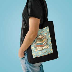 Tote Bag "My Weekend is All Booked" - Sac pour Livre, Cadeau Lecteur, Amoureux de la Lecture, Tissu Écologique imagen 3