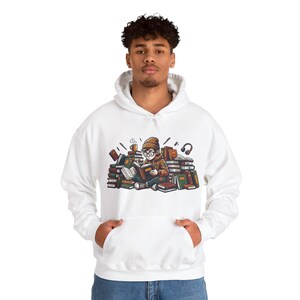 Bookstack Reading Nerd - Hoodie imagen 7