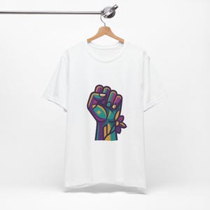 Feminist Girl Power Fist - Tshirt image 2