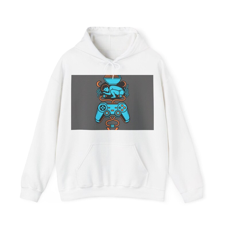 Eat Sleep Game Repeat Hoodie - Retro Gaming Sweatshirt, Video Game Lover Gift, Gamer Apparel, Console Gaming Pullover, G image 1