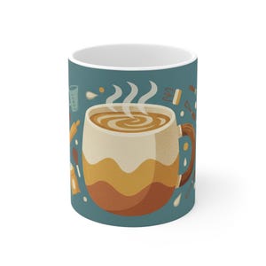 Whisk Taker Funny Baking Mug, Cute Baker Gift, Pastry Chef Coffee Cup, Kitchen Humor, Custom Ceramic Tea Mug, Unique Gif Bild 1