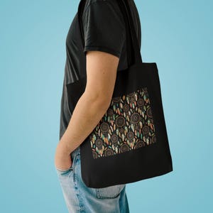 Boho Dreamcatcher Feathers - Tote Bag zdjęcie 3