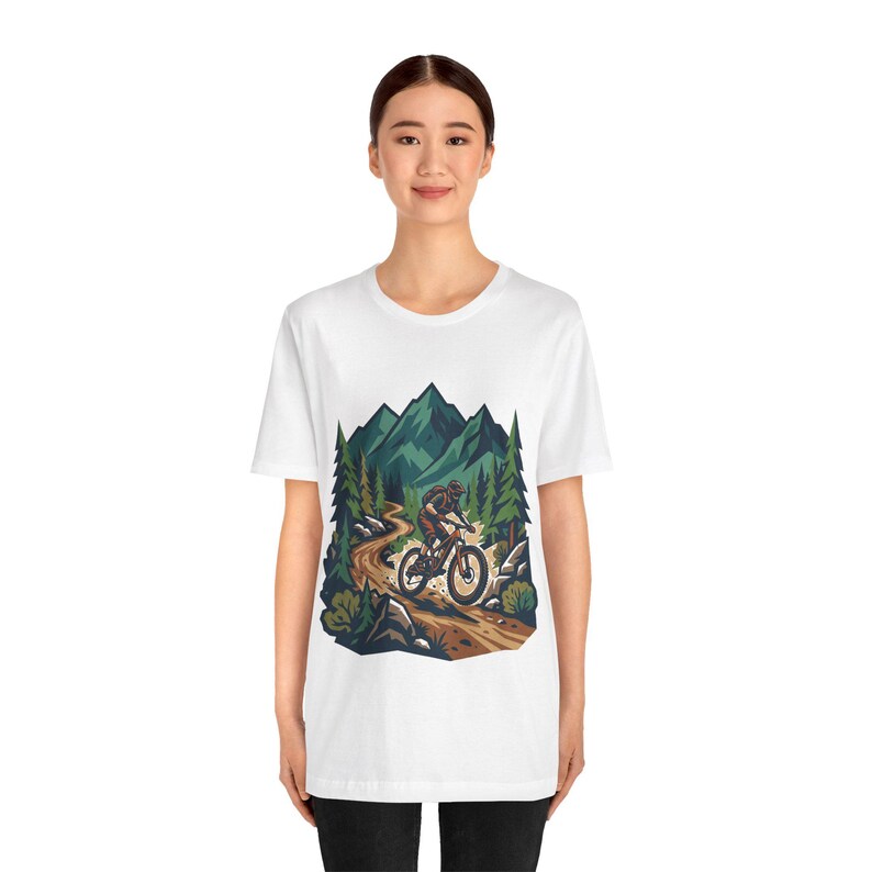 Mountain Bike Trail Adventure - Tshirt zdjęcie 4