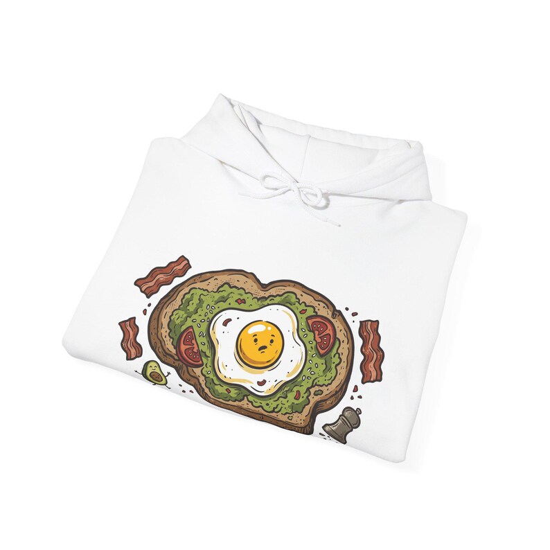 Funny Avocado Toast Breakfast - Hoodie immagine 2