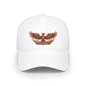Mystical Phoenix Rising From Flames - Cap image 1