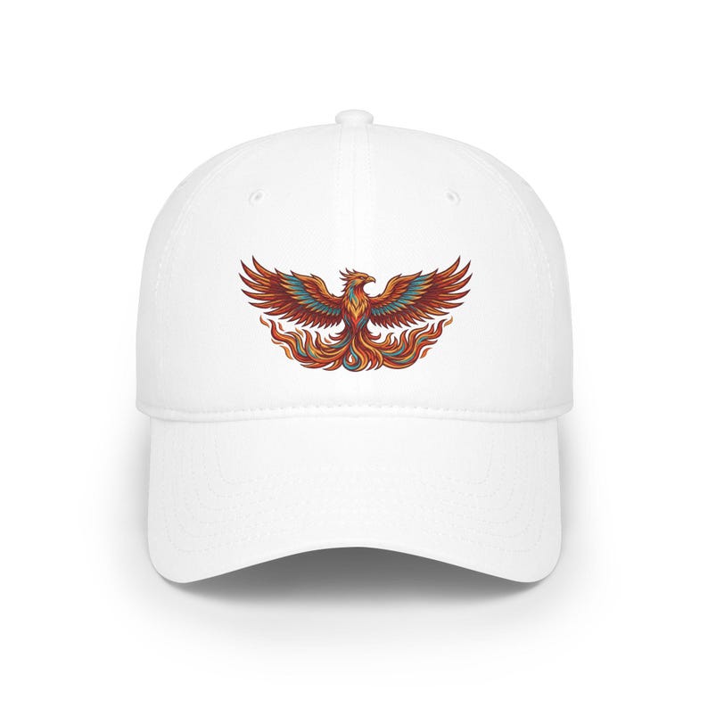 Mystical Phoenix Rising From Flames - Cap image 1