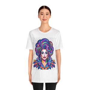 Drag Queen Fabulous Portrait - Tshirt image 5