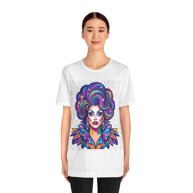 Drag Queen Fabulous Portrait - Tshirt image 5