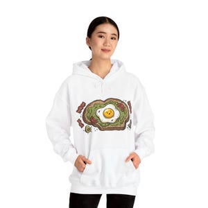 Funny Avocado Toast Breakfast - Hoodie immagine 6