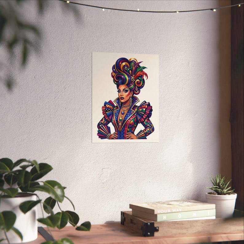 Drag Queen Fabulous Portrait - Poster imagen 6