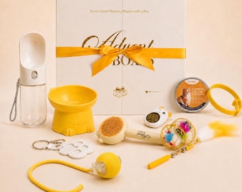 Advent Willow Box – Conjunto de Presente Selecionado para Cuidados e Brincadeiras com Gatos
