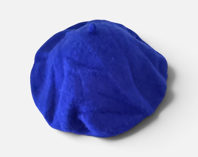 Deep Blue Bejeweled  Beret