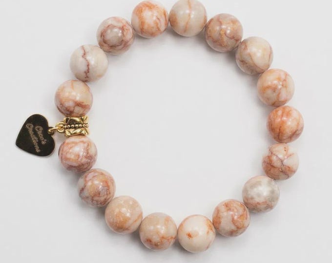 Jasper beaded bracelet