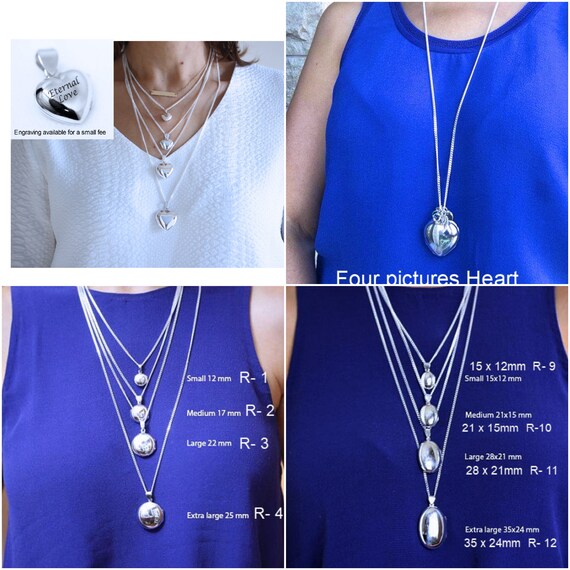 Engraved Silver Locket. Select Locket 