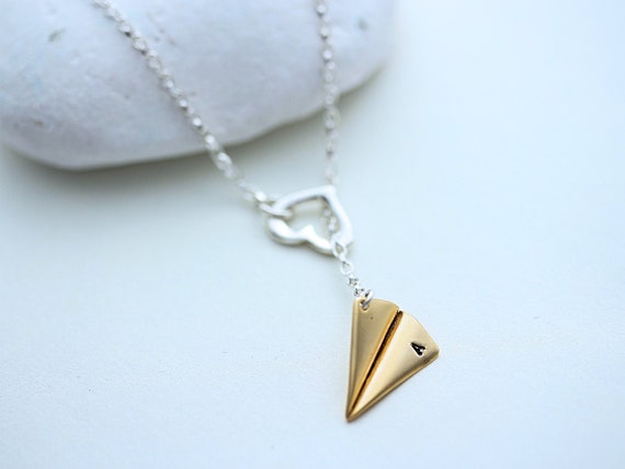 Personalized Airplane Necklace One Direction To My Heart Etsy