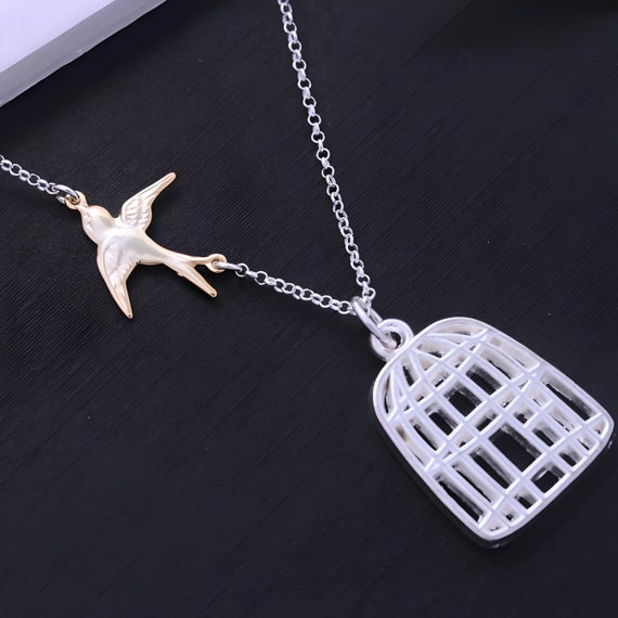 Flying Sparrow Sterling Silver Necklace Flying Sparrow Sterling Silver Necklace