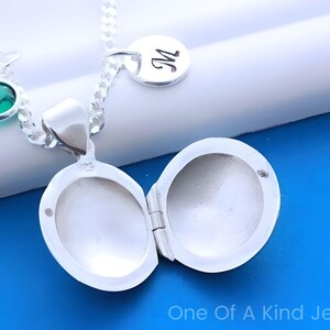 Sterlingzilveren medaillonketting. 2 gepersonaliseerde bedels. Aangepast medaillon Gepersonaliseerde medaillon. Kies Ketting. R-2/