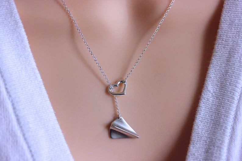Harry Styles Airplane Necklace Paper plane necklace One Etsy