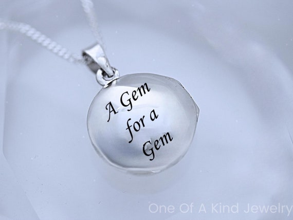 Laser engraved locket deals