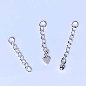 Tiffany & Co Sterling Silver Bracelet Necklace Link Oval Clasp Two Sided  Extender Pick the of Pcs You Need 