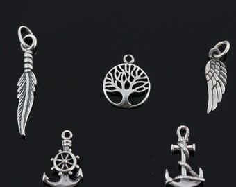 ADD a CHARM . Sterling Silver Charms. Add charm to your jewelry