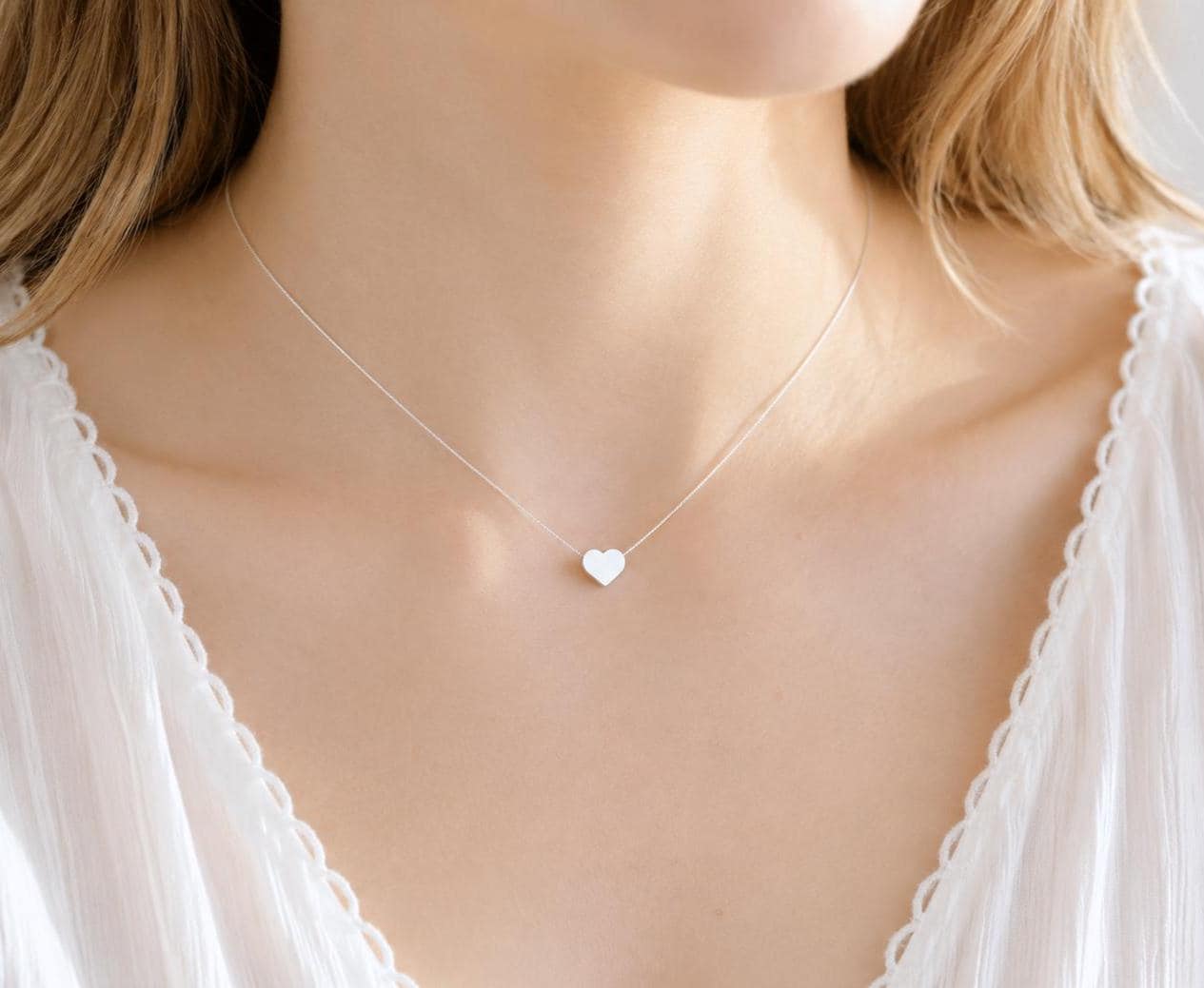 Silver Rhodium Necklace - Etsy