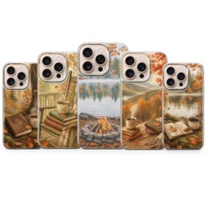 Drawn Autumn Phone Case Cozy Cover for iPhone 17 Pro Max, 16e, 15, 14, 13 & Samsung S26 Ultra, S25 FE, A57, A56, Pixel 10, 9A