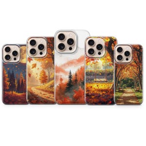 Autumn Landscape Phone Case Fall Cover for iPhone 17 Pro Max, 16e, 15, 14, 13 & Samsung S26 Ultra, S25 FE, A57, A56, Pixel 10, 9A
